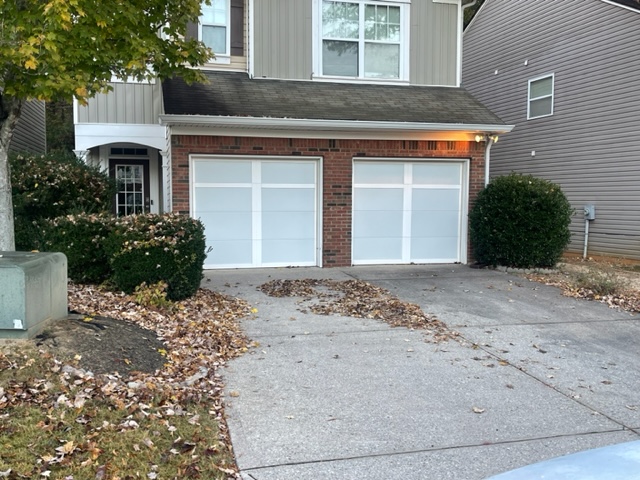 Moe Lawns of Milton, GA - Bush Trimming & Yard Cleanup BEFORE