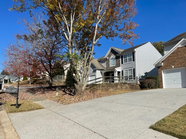 Moe Lawns of Milton, GA - Tree Trimming to Remove Hanging Branch Dangers AFTER